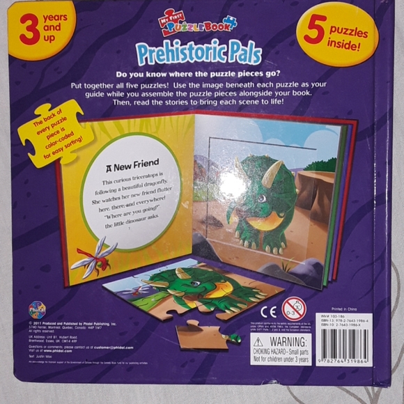 My first puzzle book prehistoric pals - Picture 4 of 5